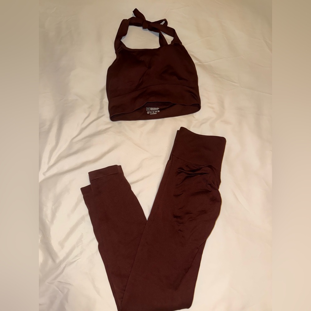 Women's Brown Pants & Jumpsuit Set